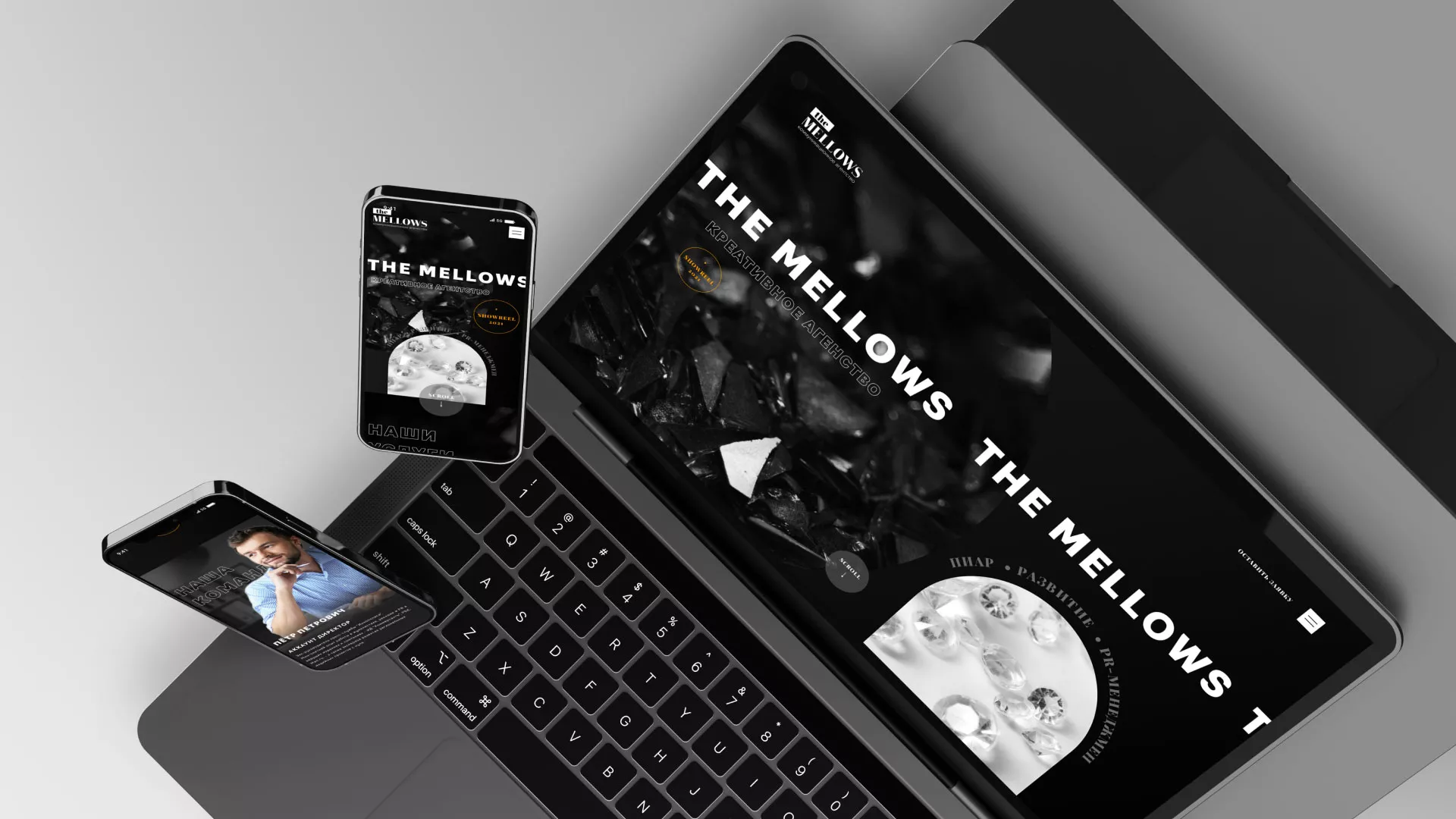 Разработка сайта креативного агентства «The Mellows» в Уфе